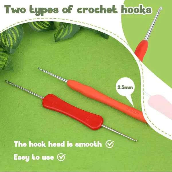 Flower Crochet And Knitting Kit