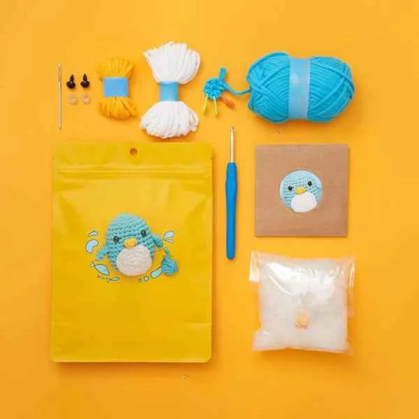 Penguin Crochet Kit With