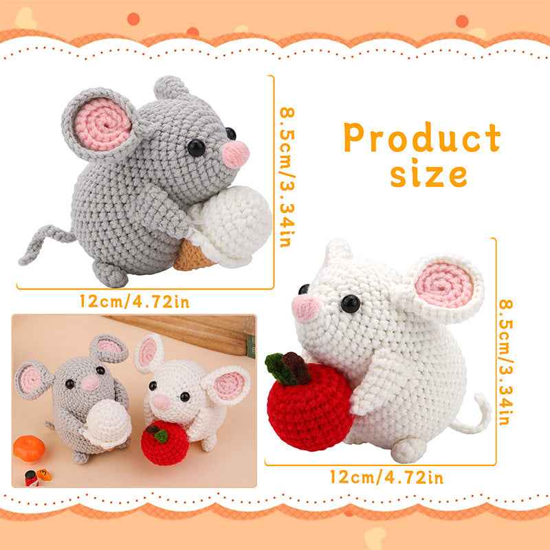 Two DIY weaving kits for little mice