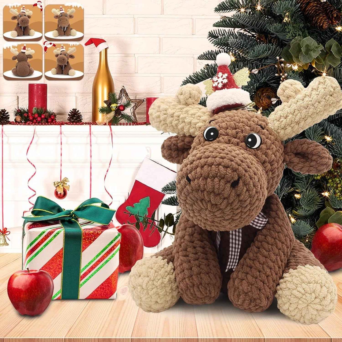 Calf Doll DIY Handmade Crochet Yarn Knitting Kit