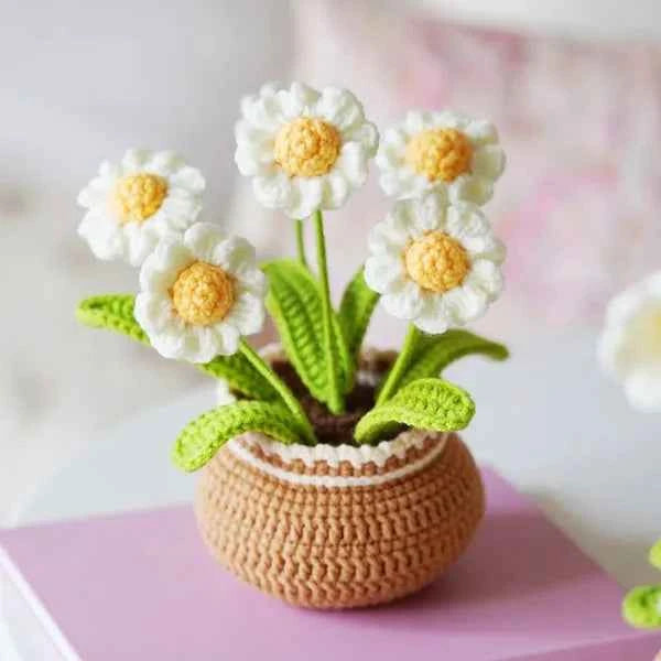Flower Crochet And Knitting Kit