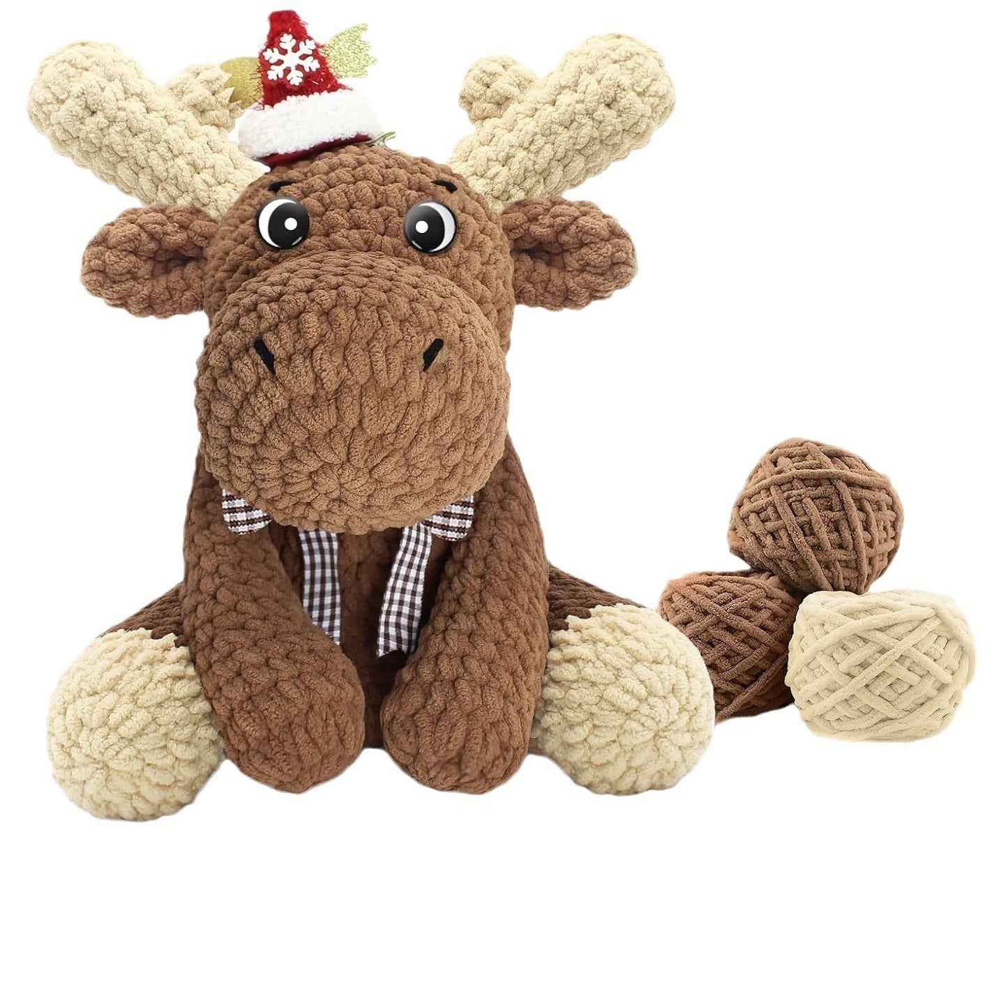 Calf Doll DIY Handmade Crochet Yarn Knitting Kit