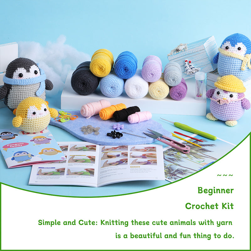 Lovely Penguin Crochet Kit