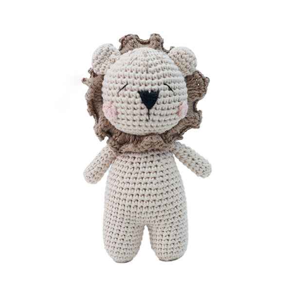 Knitted animal dolls