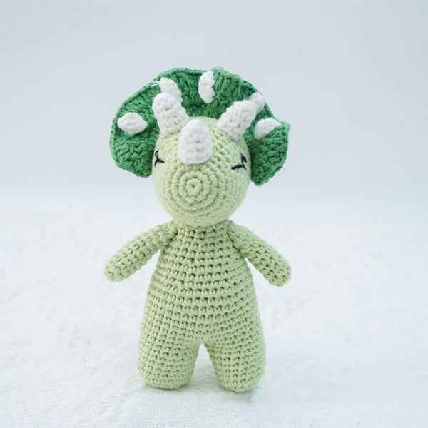 Knitted animal dolls