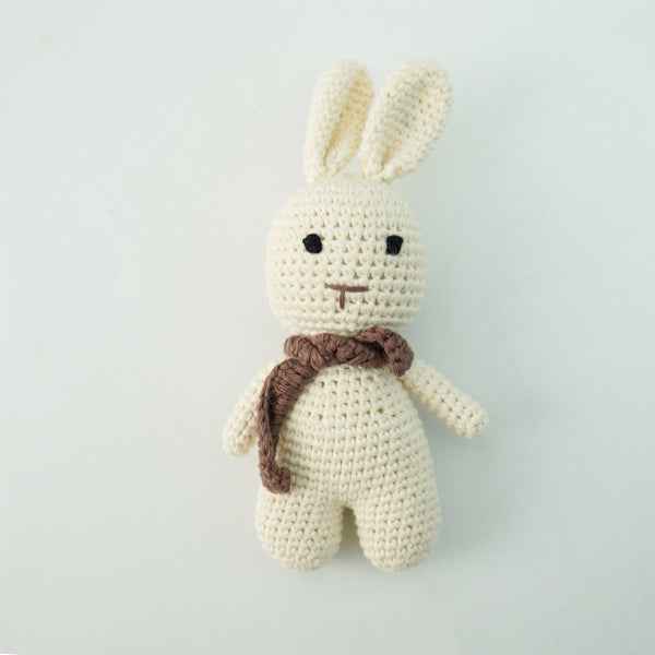Knitted animal dolls