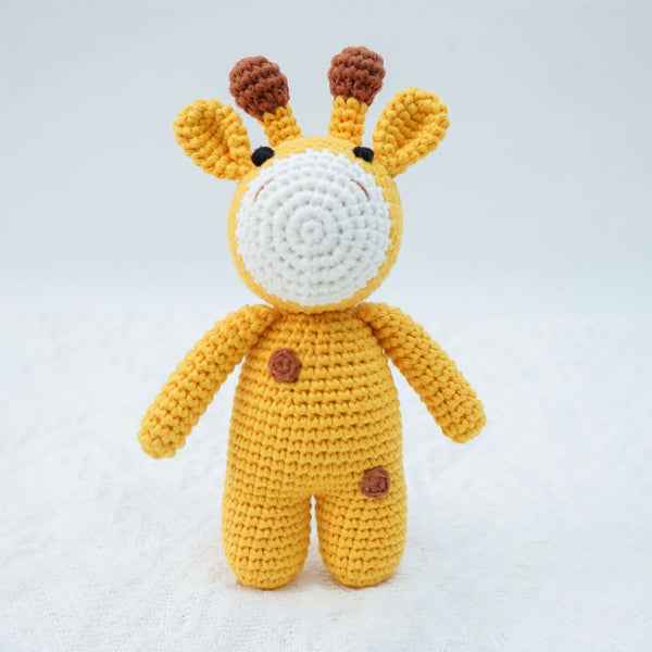 Knitted animal dolls