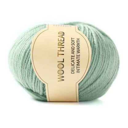 Wool yarn 4 strands medium thick hand knitted non-pilling wool blended yarn