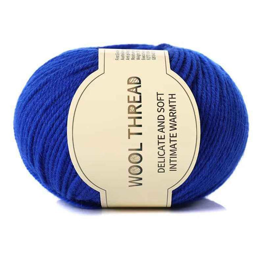 Wool yarn 4 strands medium thick hand knitted non-pilling wool blended yarn