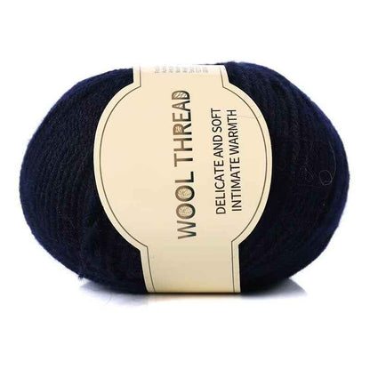 Wool yarn 4 strands medium thick hand knitted non-pilling wool blended yarn