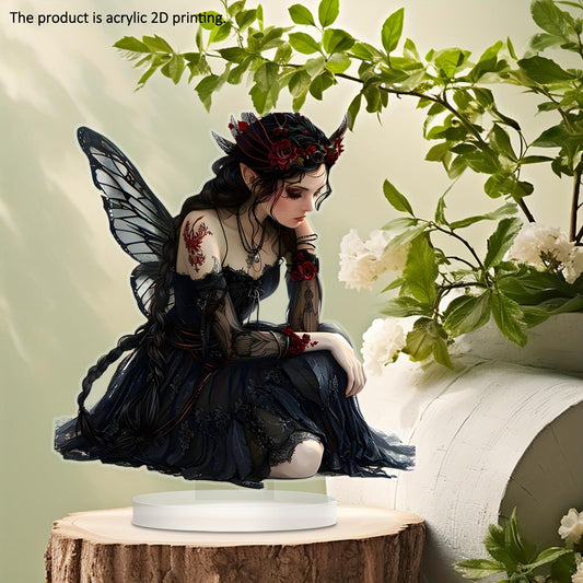 Black Butterfly 2D Flat Acrylic Statue