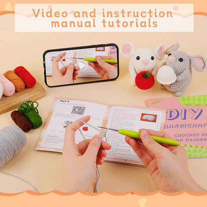Two DIY weaving kits for little mice