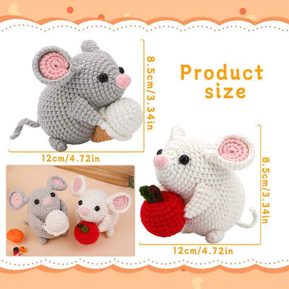 Two DIY weaving kits for little mice