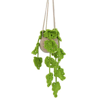 bud green hollow hanging basket decorative potted pendant weaving kit