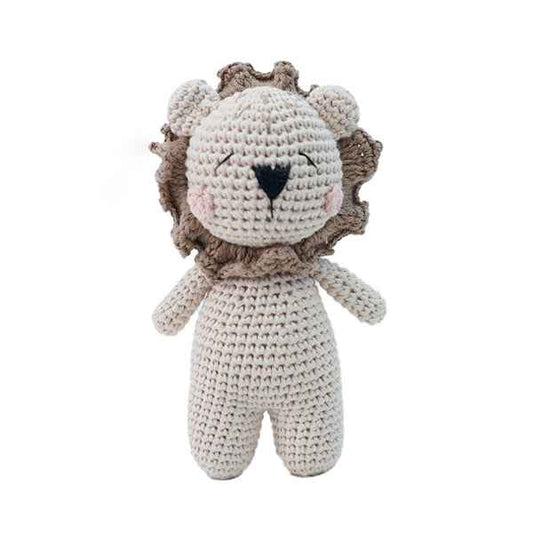 Knitted animal dolls